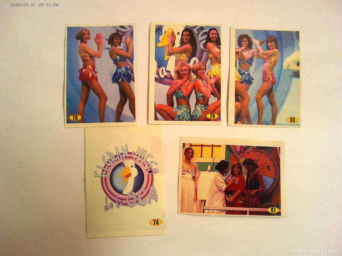 Pegatinas de colecci&oacute;n: LOTE DE 4 PEGATINAS DE TP ( TELEPROGRAMA ): EL JUEGO DE LA OCA