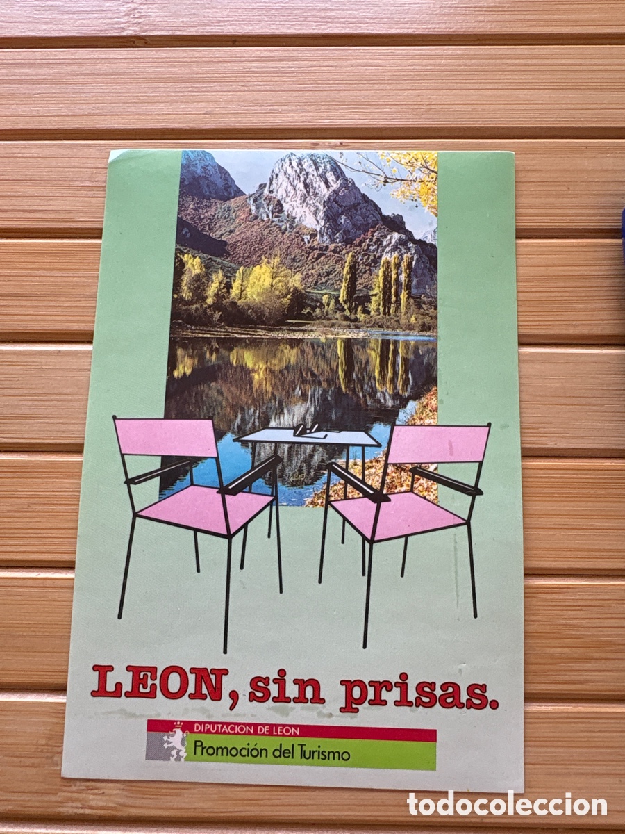 Pegatinas de colecci&oacute;n: LEON SIN PRISAS PEGATINA. Turismo. Diputaci&oacute;n de Le&oacute;n. ASM