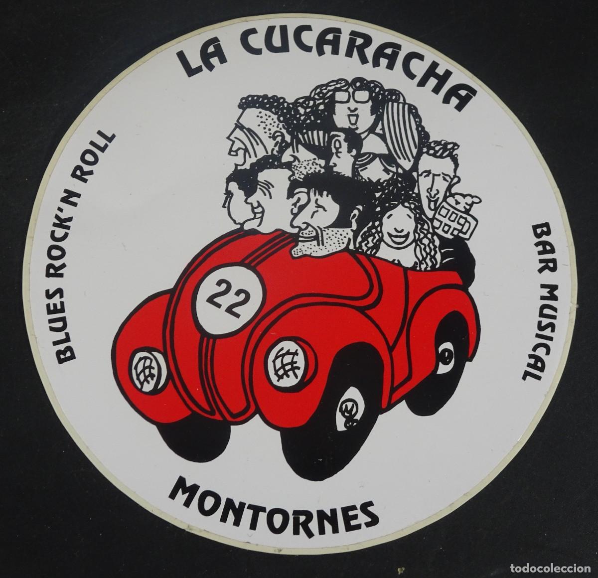 Pegatinas de colecci&oacute;n: PEGATINA ADHESIVO, BAR MUSICAL, LA CUCARACHA, MONTORNES, VER FOTOS