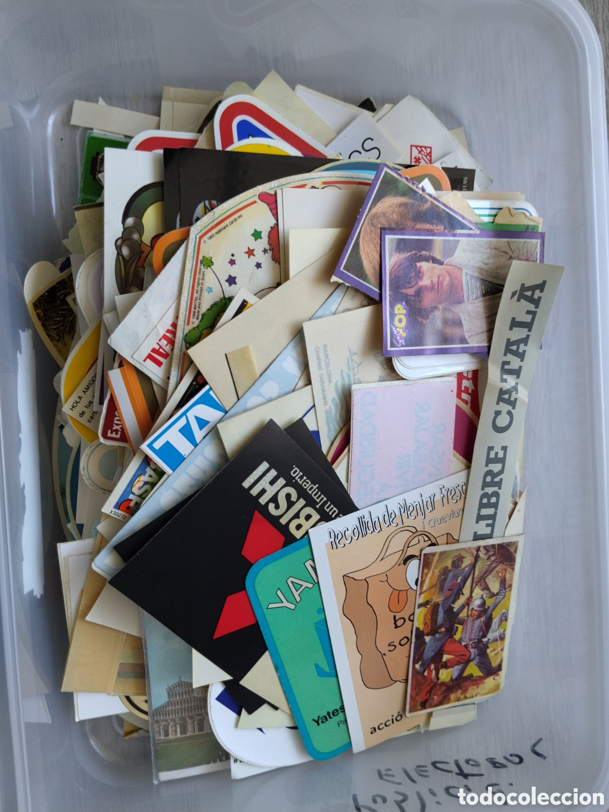 Pegatinas de colecci&oacute;n: Colecci&oacute;n + 350 pegatinas variadas publicitarias.marcas.cromos.deportes.politicas.institucionales.mi