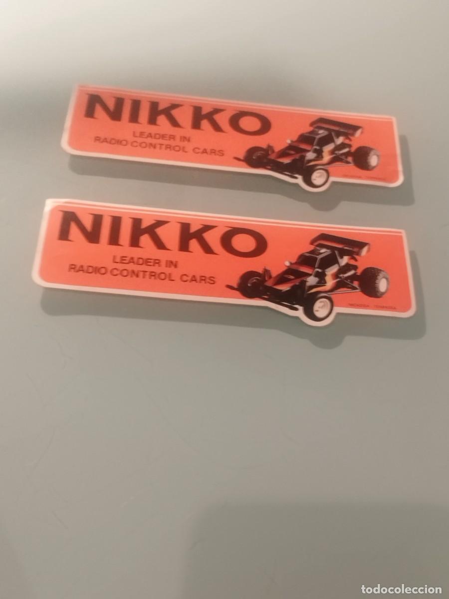 Pegatinas de colecci&oacute;n: 2 Pegatinas, adhesivos de publicidad NIKKO. Coches RC