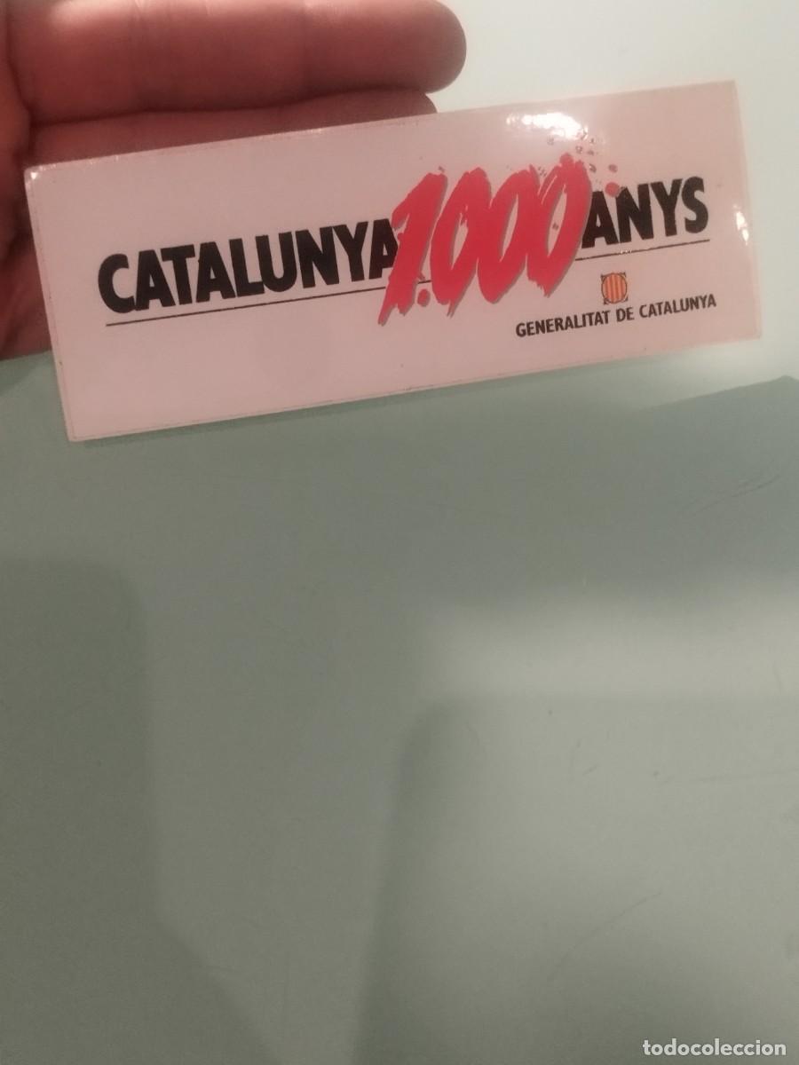 Pegatinas de colecci&oacute;n: Pegatina, adhesivo. Catalunya 1000 ANYS. Generalitat de Catalunya.