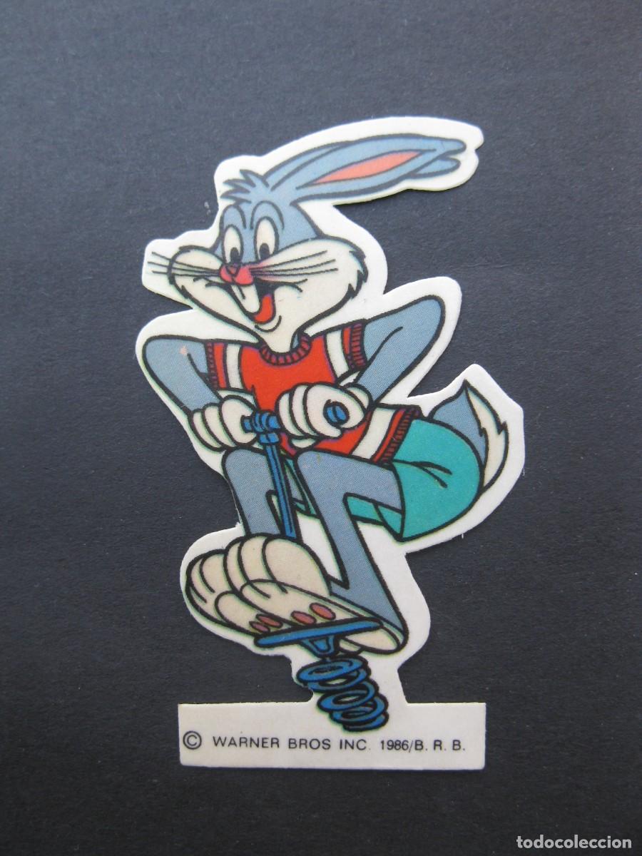 Pegatinas de colecci&oacute;n: BUGS BUNNY - CROMO ADHESIVO TROQUELADO - PEGATINA - WARNER BROS. - NUNCA PEGADO.