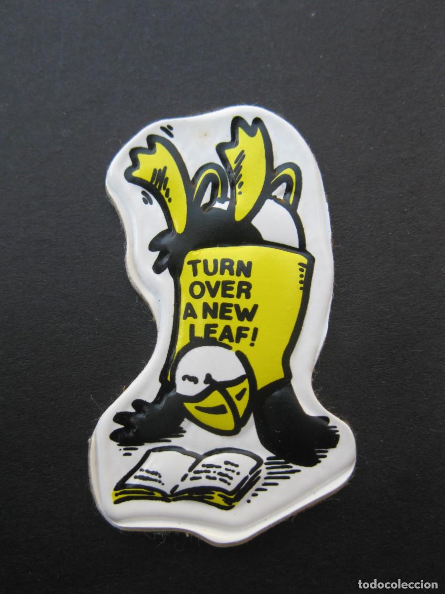 Pegatinas de colecci&oacute;n: TURN OVER A NEW LEAF! - ADHESIVO TROQUELADO - PEGATINA - NUNCA PEGADO.