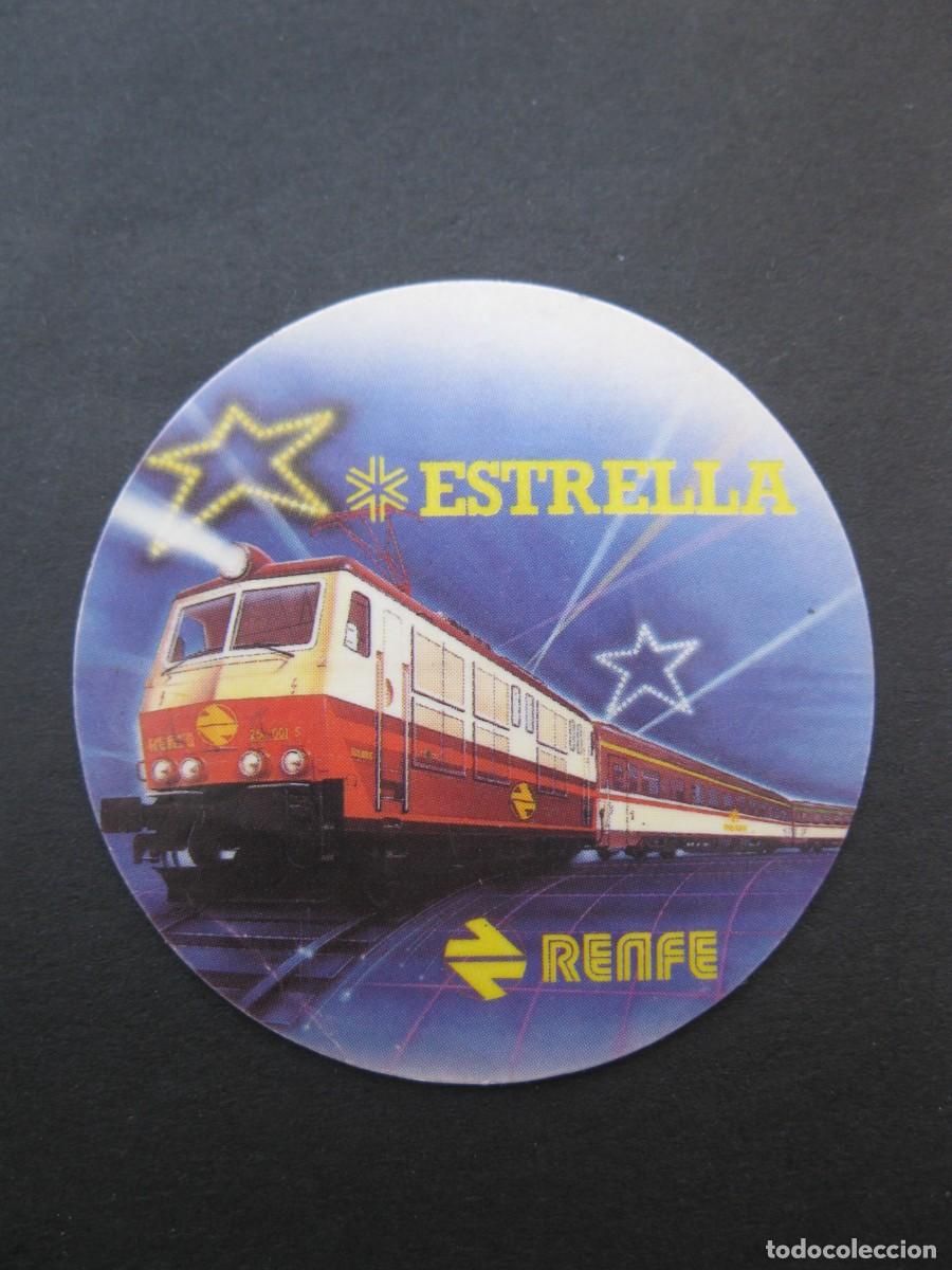 Pegatinas de colecci&oacute;n: ESTRELLA RENFE - ADHESIVO - PEGATINA - NUNCA PEGADO.