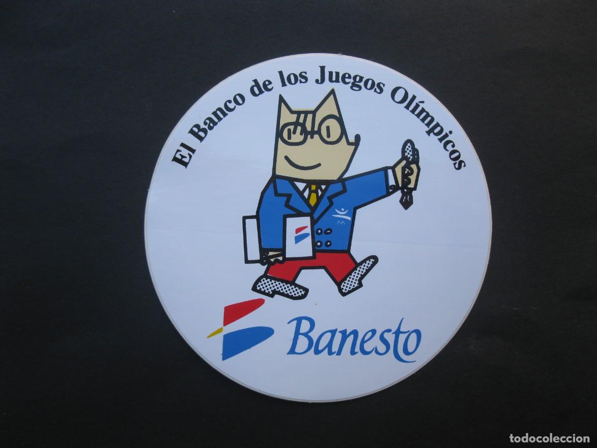 Pegatinas de colecci&oacute;n: BANESTO - OLIMPIADAS '92 - COBI - ADHESIVO - PEGATINA - NUNCA PEGADO.