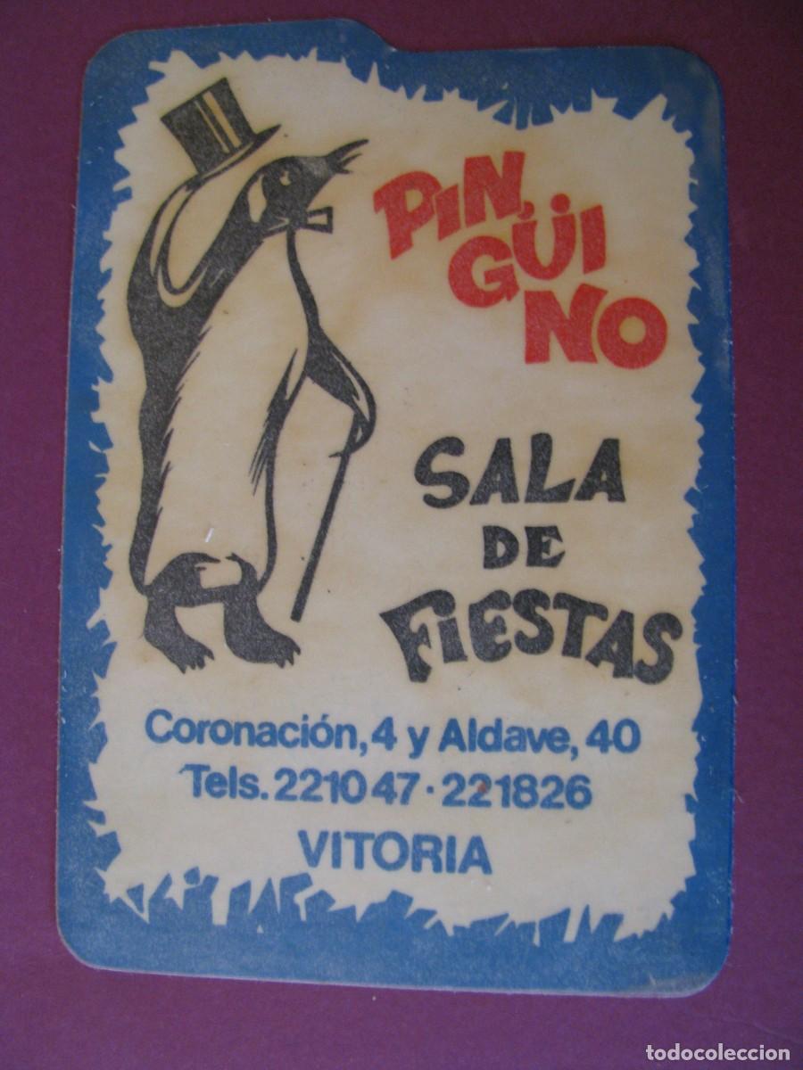 Pegatinas de colecci&oacute;n: PEGATINA DE CRISTAL. SALA DE FIESTAS PING&Uuml;INO. VITORIA. 12X8,5 CM