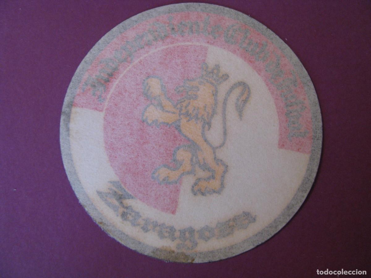 Pegatinas de colecci&oacute;n: PEGATINA DE CRISTAL. INDEPENDIENTE CLUB DE FUTBOL ZARAGOZA. 9 CM