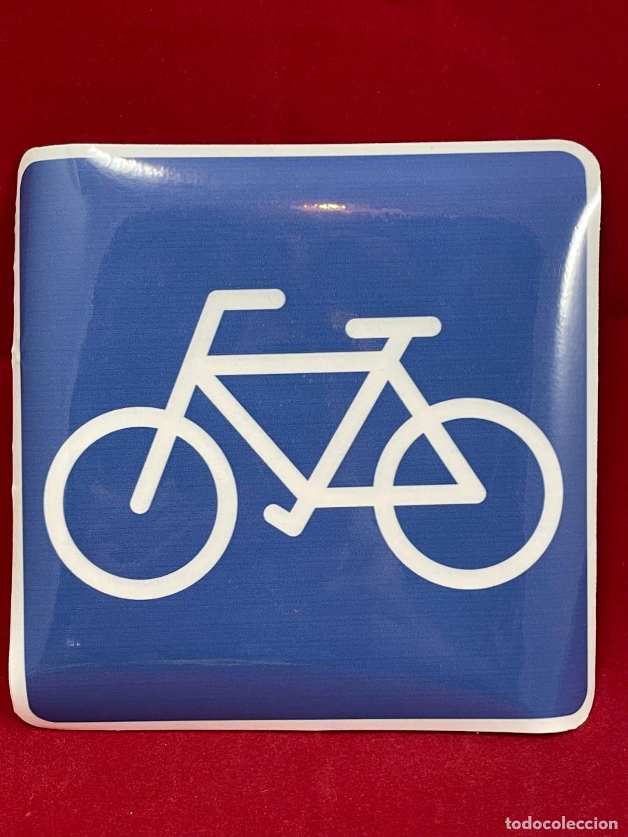 Pegatinas de colecci&oacute;n: Pegatina Vinilo Bicicletas Metro de Madrid - 2026 - Original - Sin Uso - 15x15 cm