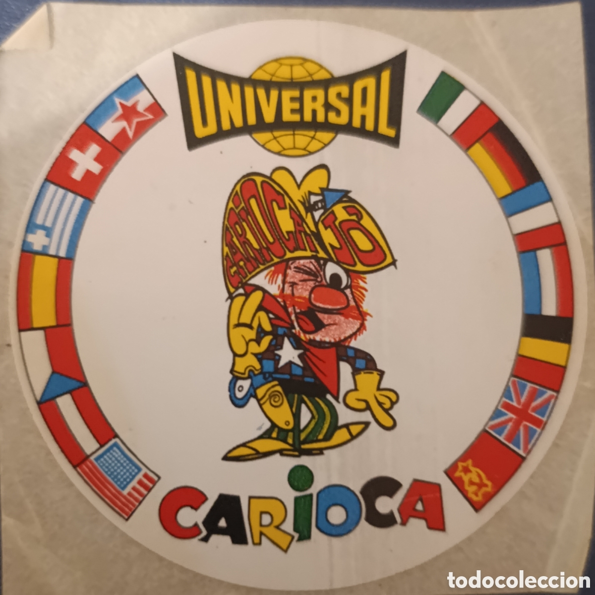Pegatinas de colecci&oacute;n: Pegatina : Universal - Carioca J&ocirc; - Dise&ntilde;o con Banderas (Coleccionismo)