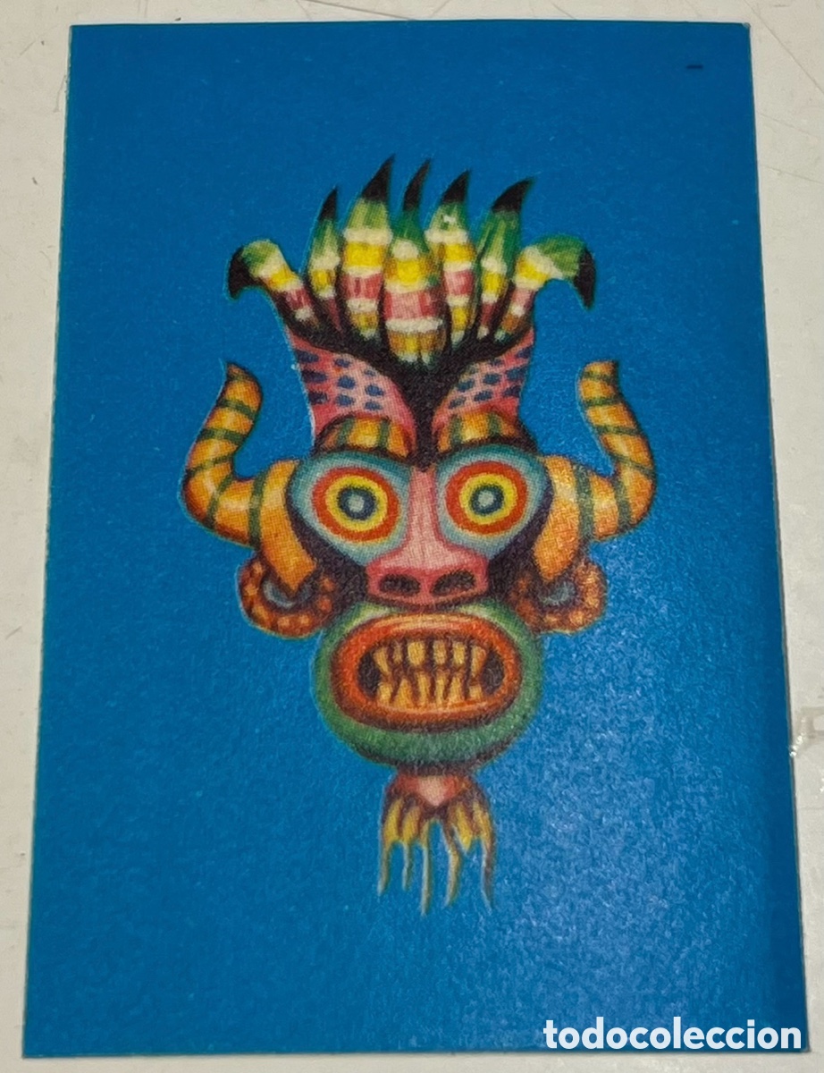 Pegatinas de colecci&oacute;n: Pegatina. Mascara &Eacute;tnica. A&ntilde;os 70.