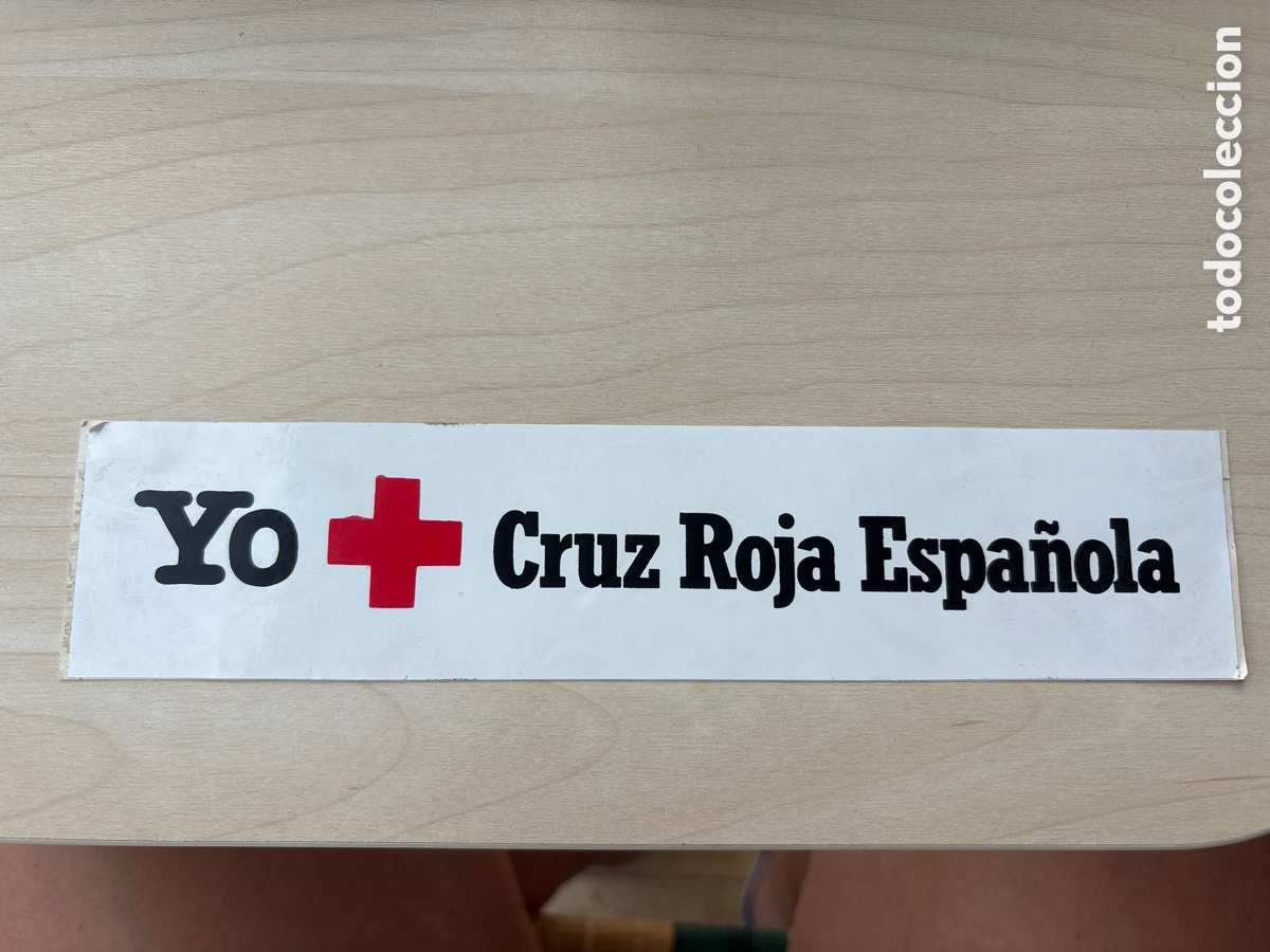 Pegatinas de colecci&oacute;n: PEGATINA ADHESIVO STICKER. YO AMO CRUZ ROJA ESPA&Ntilde;OLA. ASM.