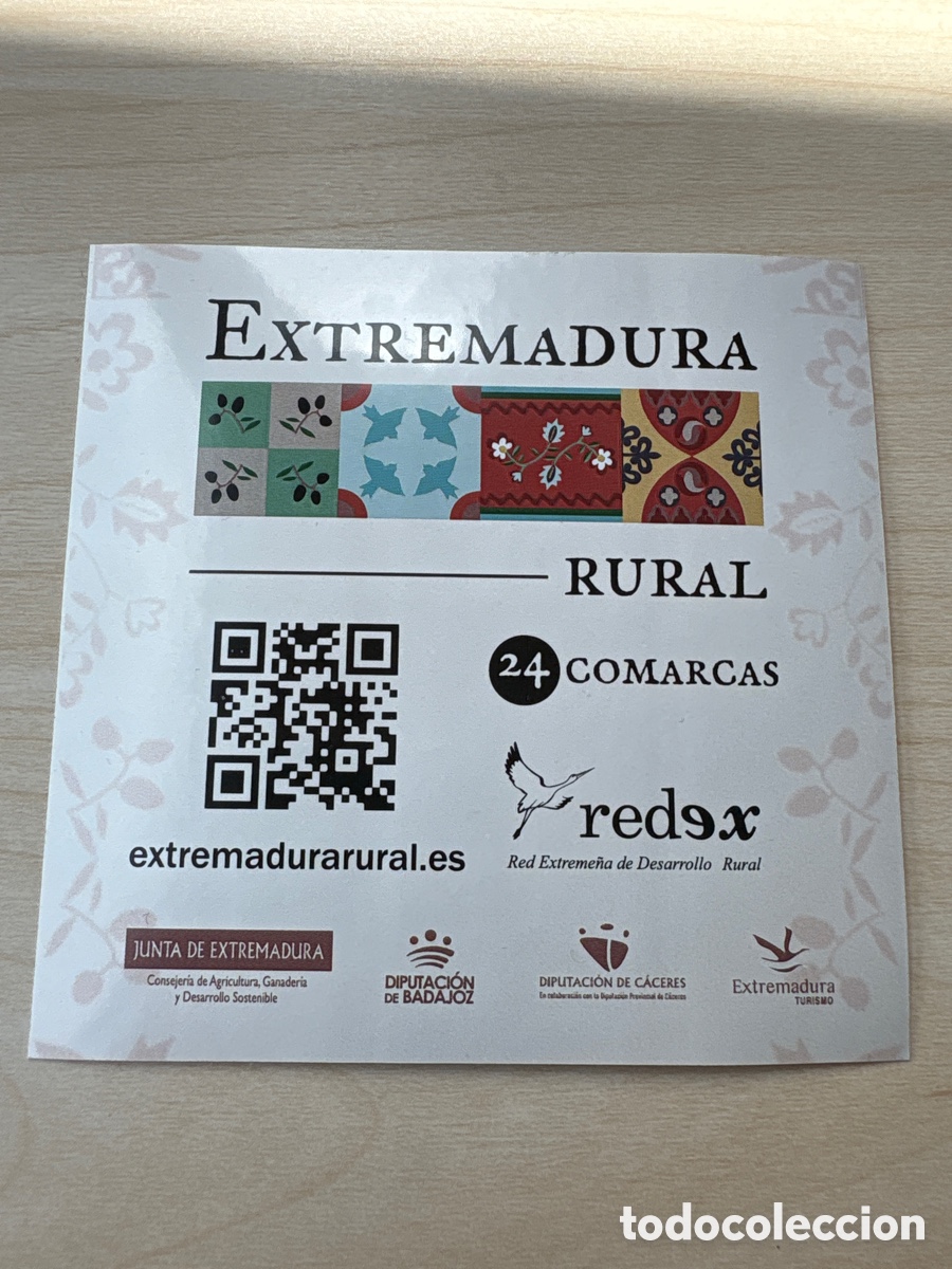 Pegatinas de colecci&oacute;n: adhesivo pegatina turismo rural Extremadura. ASM