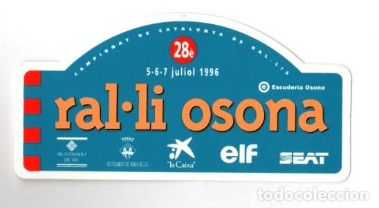 Pegatinas de colecci&oacute;n: RAL.LI OSONA A&Ntilde;O 1996
