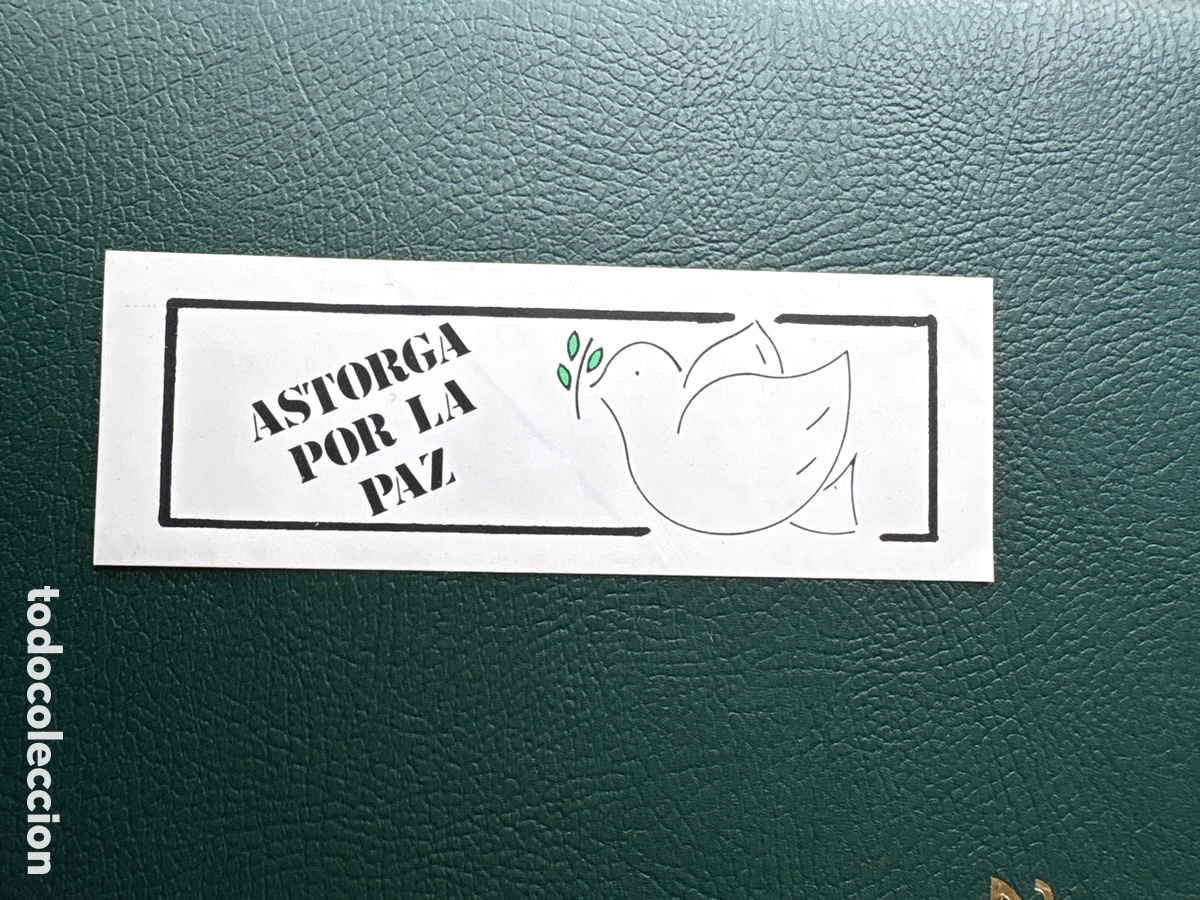 Pegatinas de colecci&oacute;n: Pegatina Astorga por la Paz . ASM