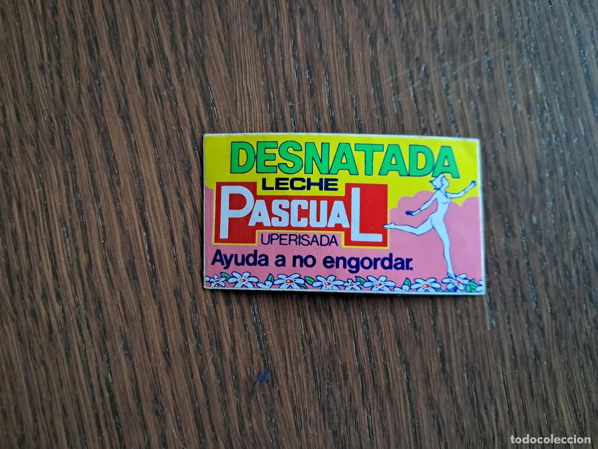 Pegatinas de colecci&oacute;n: pegatina de publicidad, leche desnatada Pascual.