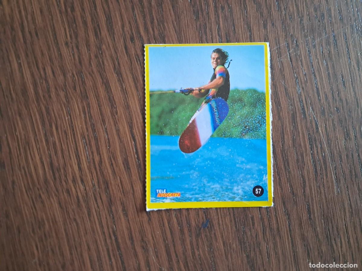 Pegatinas de colecci&oacute;n: pegatina de Tele indiscreta, n&ordm; 57, deporte de agua.