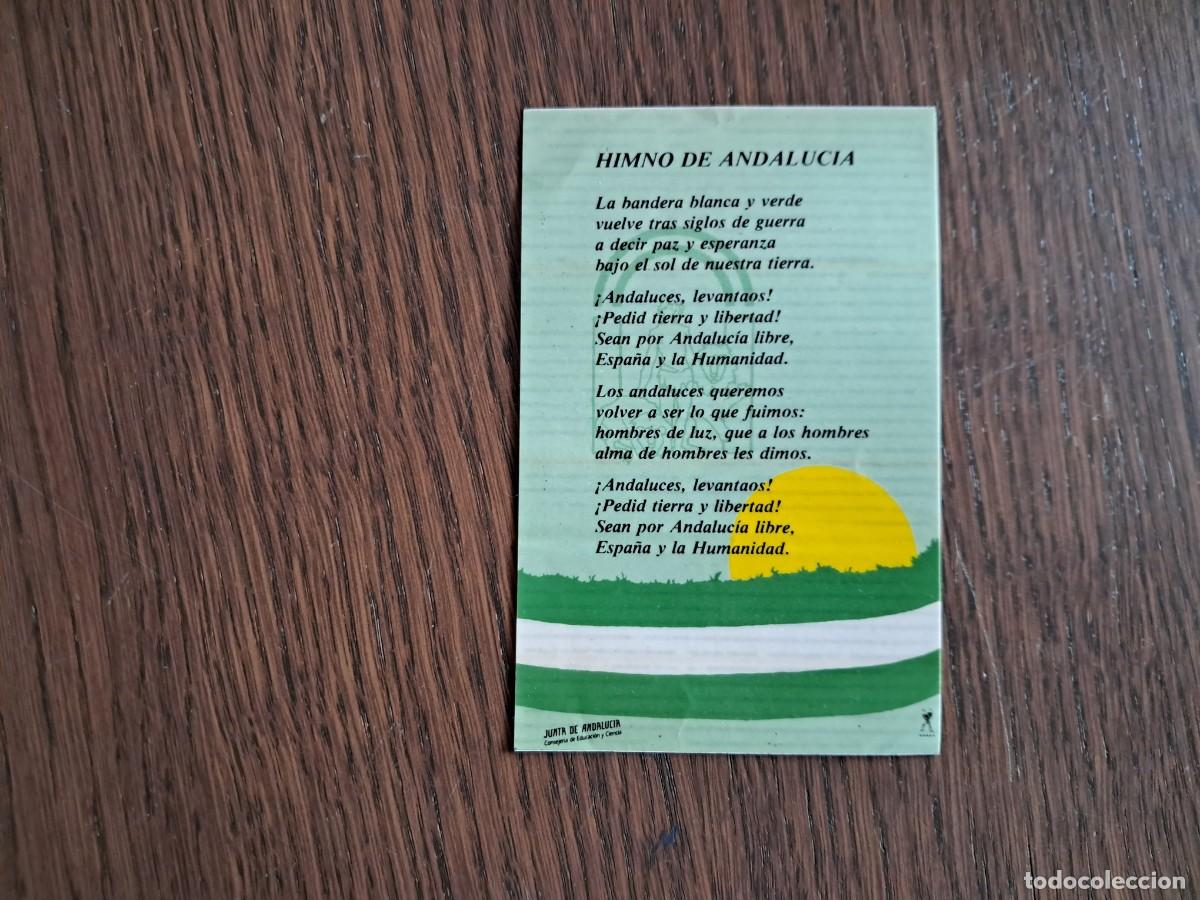 Pegatinas de colecci&oacute;n: pegatina, Himno de Andaluc&iacute;a.