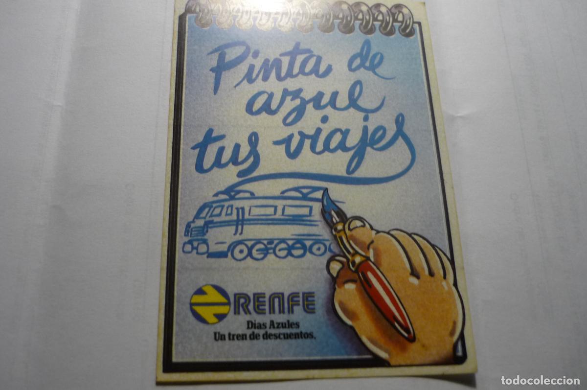 Pegatinas de colecci&oacute;n: pegatina renfe dias azules