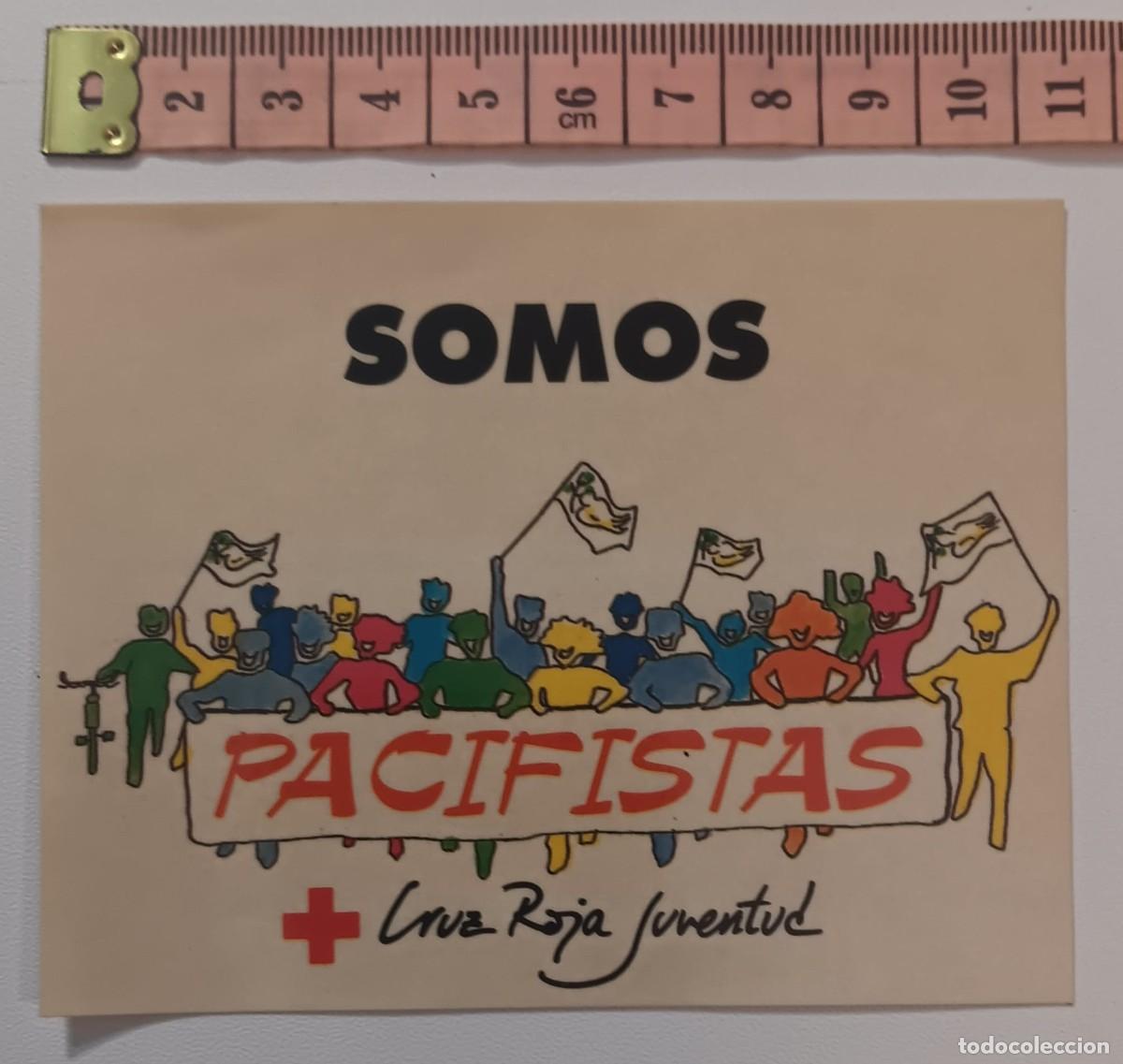 Pegatinas de colecci&oacute;n: ANTIGUA PEGATINA ADHESIVO CRUZ ROJA JUVENTUD ORIGINAL DE EPOCA A&Ntilde;OS 80 NUNCA PEGADA