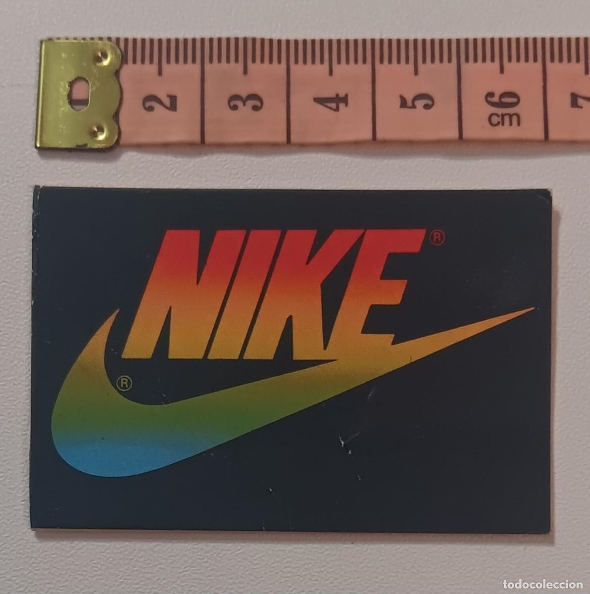 Pegatinas de colecci&oacute;n: ANTIGUA PEGATINA ADHESIVO NIKE ORIGINAL DE EPOCA A&Ntilde;OS 80 NUNCA PEGADA