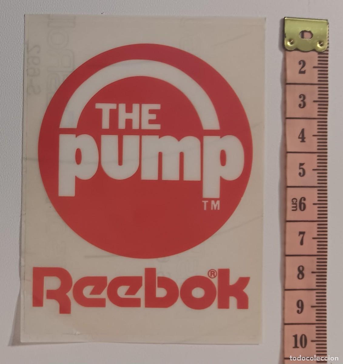 Pegatinas de colecci&oacute;n: ANTIGUA PEGATINA ADHESIVO REEBOK THE PUMP ORIGINAL DE EPOCA A&Ntilde;OS 80 NUNCA PEGADA