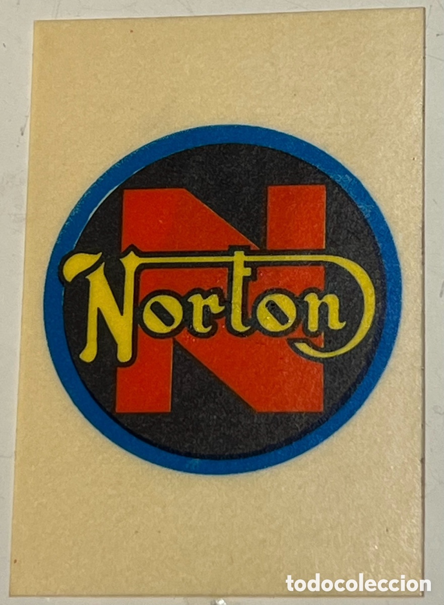 Pegatinas de colecci&oacute;n: Pegatina. NORTON. Motocicletas. A&ntilde;os 70.