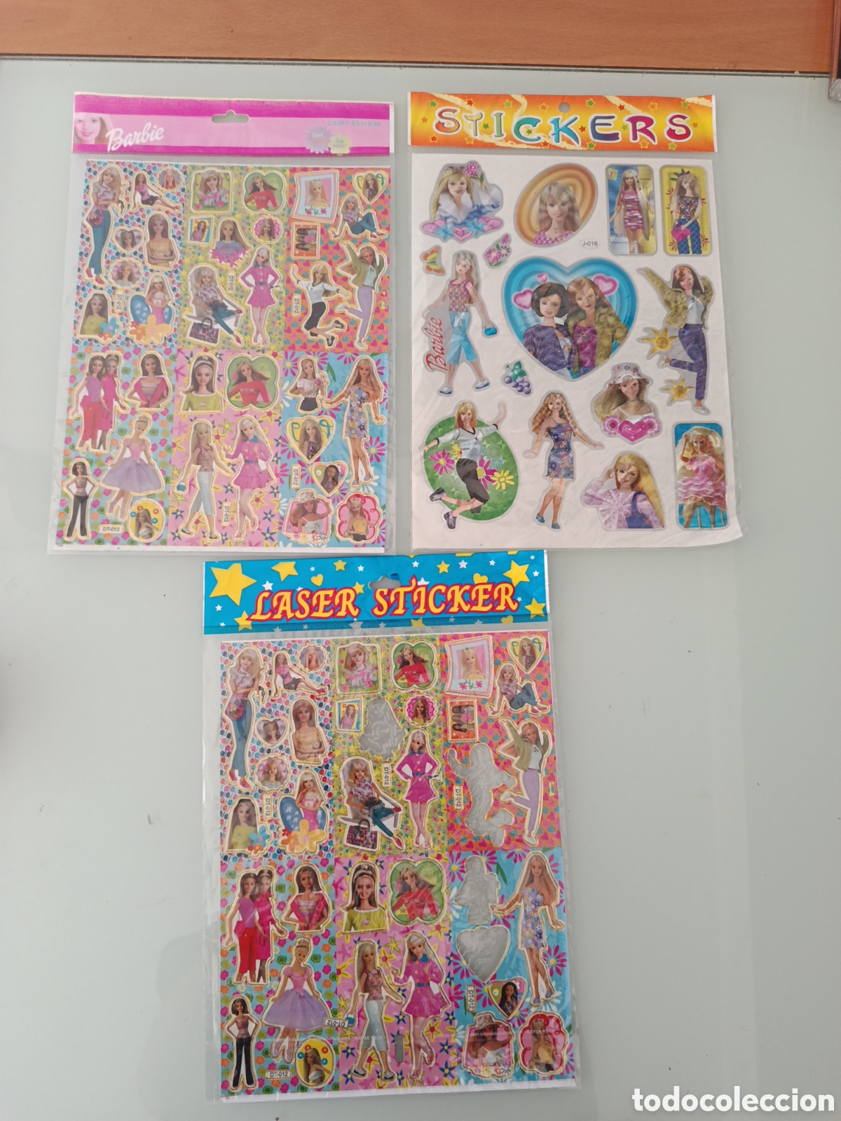 Pegatinas de colecci&oacute;n: LOTE SE PEGATINAS DE BARBIE