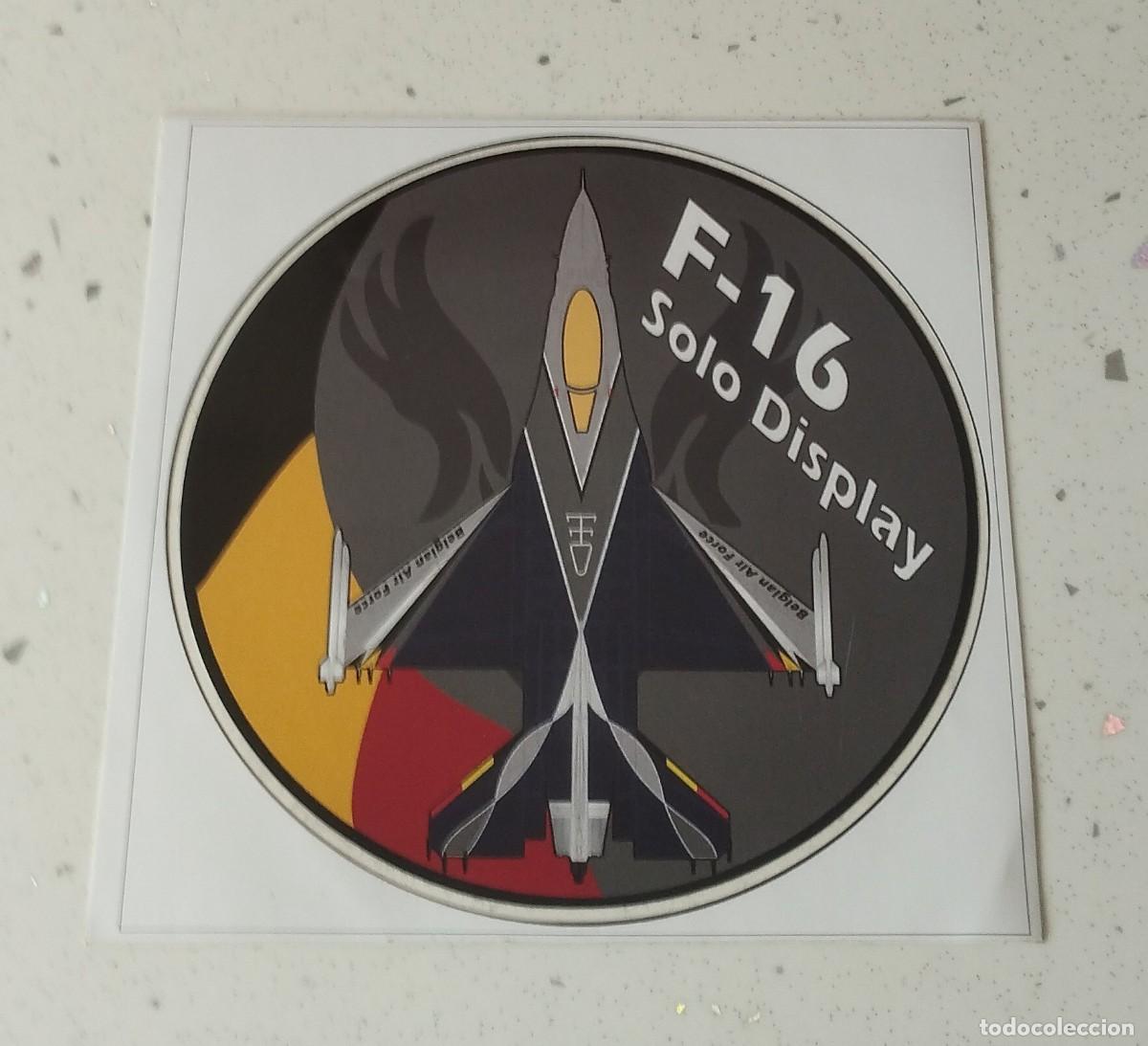 Pegatinas de colecci&oacute;n: PEGATINA F16 SOLO DISPLAY, NUEVA