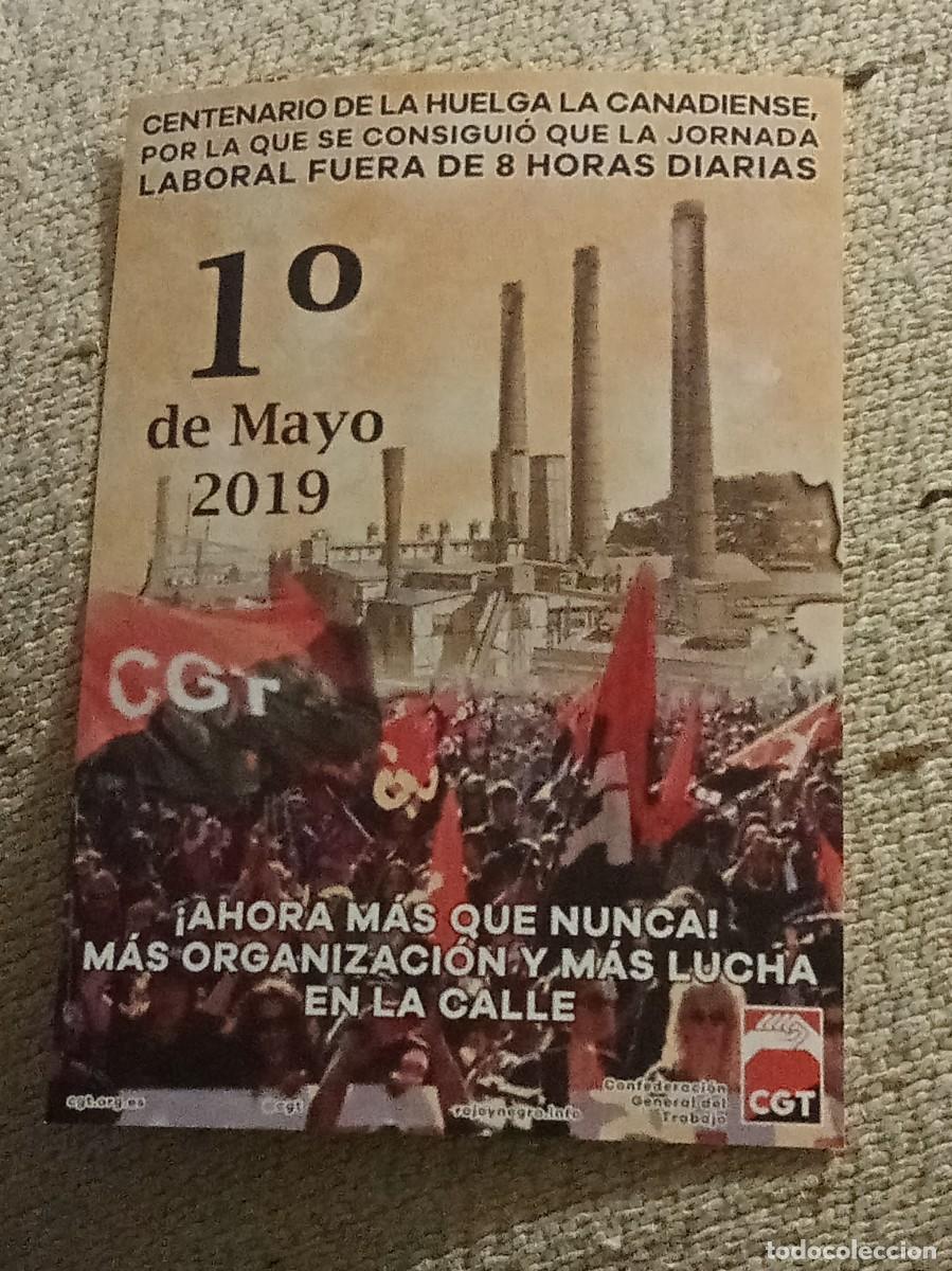 Pegatinas de colecci&oacute;n: Pegatina &rdquo;1&ordm; de Mayo 2019&rdquo; - CGT