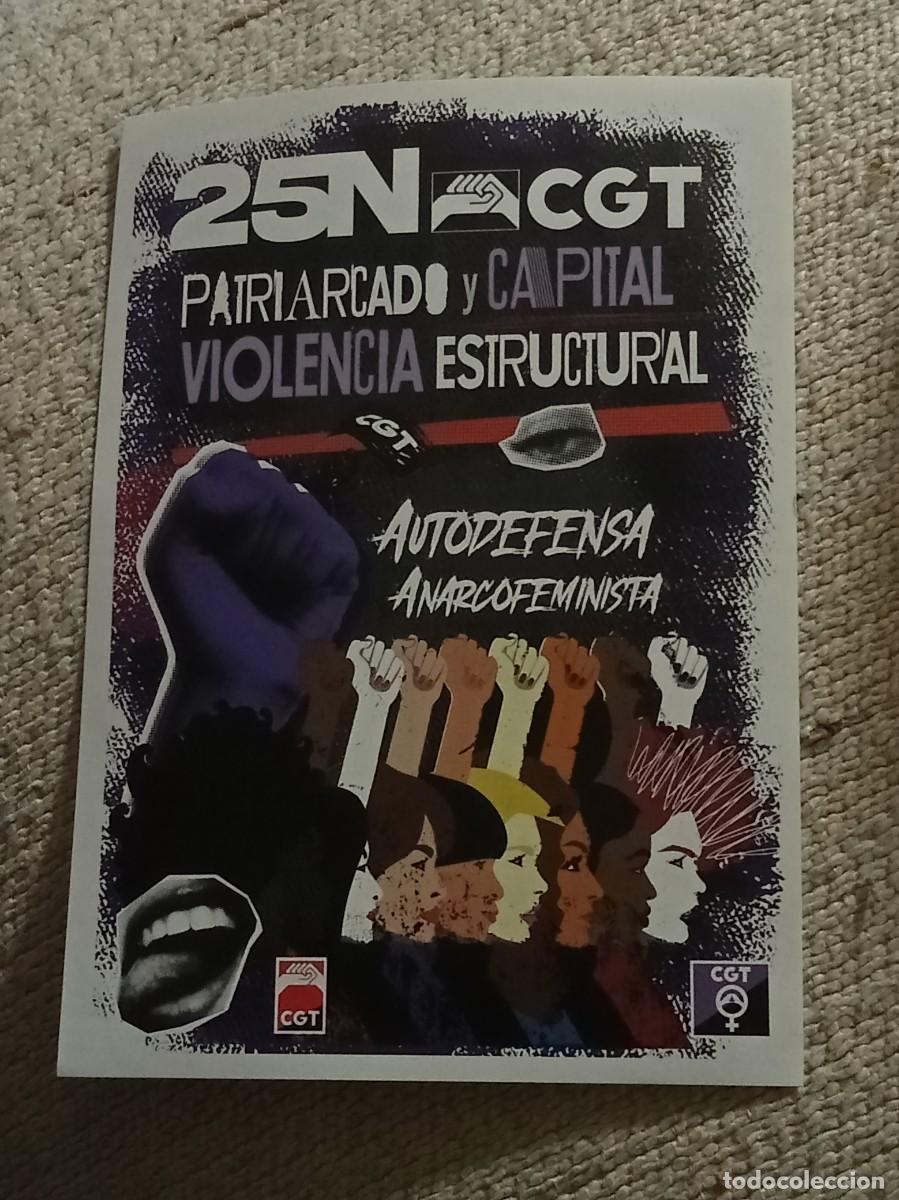 Pegatinas de colecci&oacute;n: Pegatina &rdquo;25N Patriarcado y Capital, Violencia Estructural&rdquo; - CGT