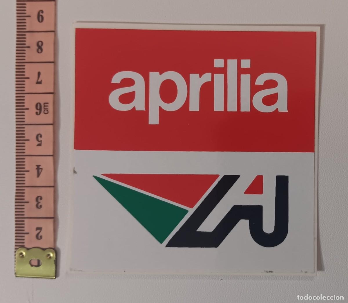 Pegatinas de colecci&oacute;n: ANTIGUA PEGATINA ADHESIVO MOTO APRILIA ORIGINAL DE EPOCA A&Ntilde;O 80