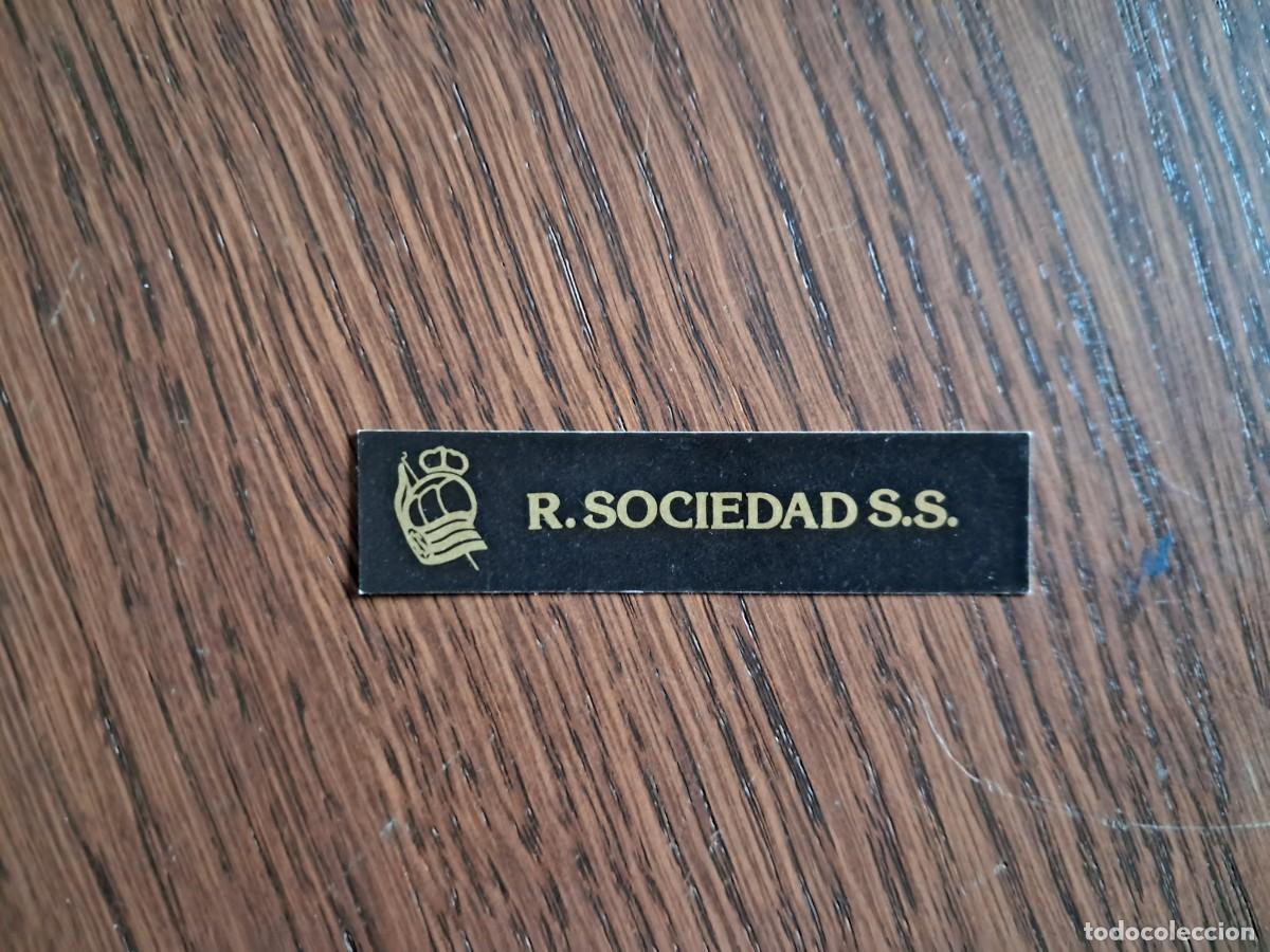 Pegatinas de colecci&oacute;n: pegatina de futbol, Real Sociedad, San Sebasti&aacute;n.