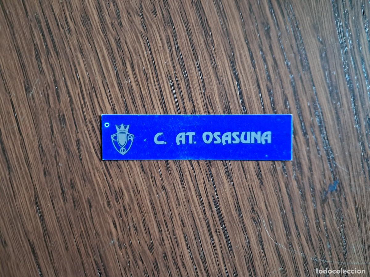 Pegatinas de colecci&oacute;n: pegatina de futbol, C. At. Osasuna, Pamplona.