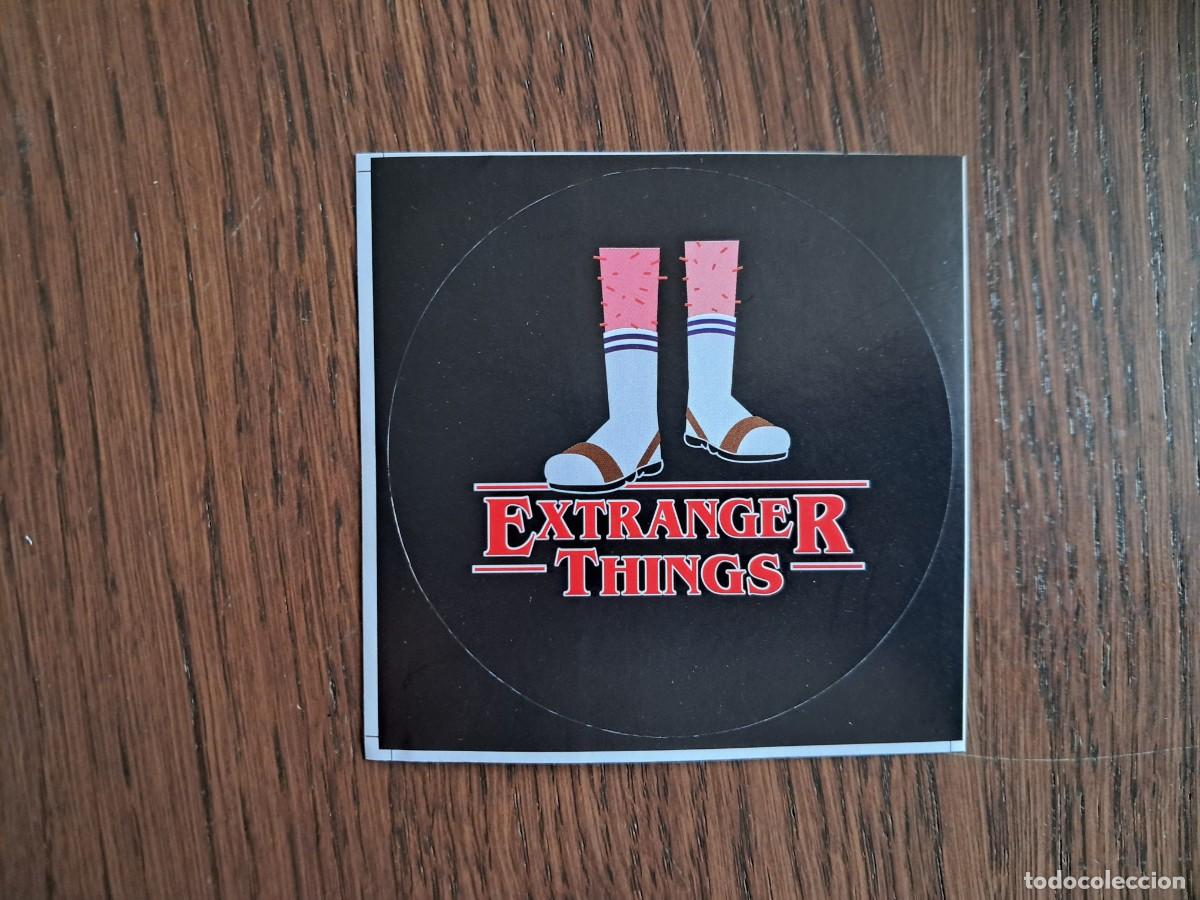 Pegatinas de colecci&oacute;n: pegatina de publicidad, Extranger things.