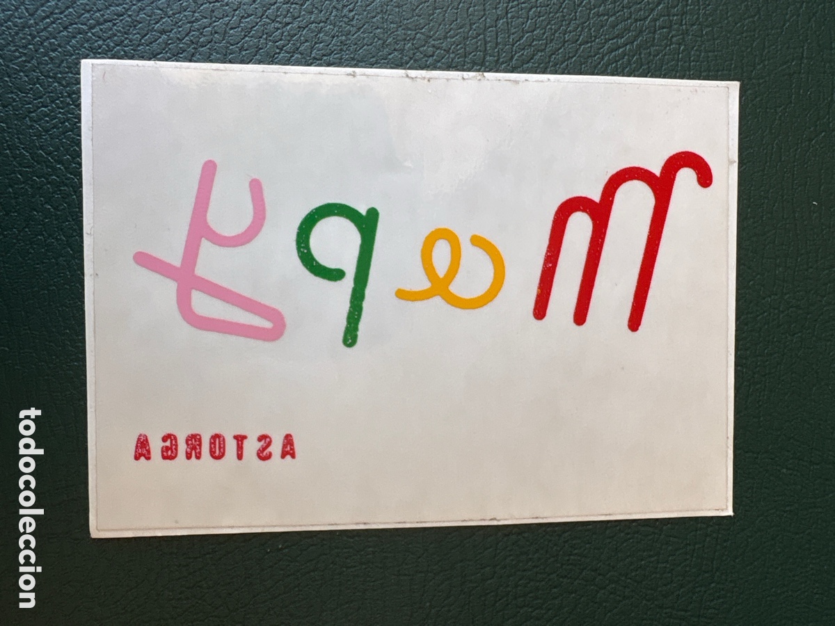 Pegatinas de colecci&oacute;n: Pegatina. Pub Mapy. Astorga. A&ntilde;os 80. Le&oacute;n. ASM