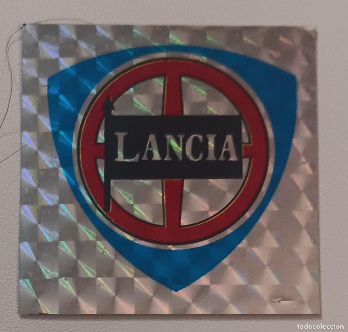 Pegatinas de colecci&oacute;n: ANTIGUA PEGATINA ADHESIVO METALIZADA ESCUDO LOGO COCHE LANCIA A&Ntilde;OS 80