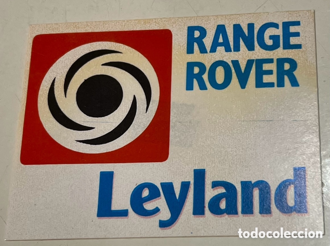 Pegatinas de colecci&oacute;n: Pegatina. Ranger Rover. Leyland. A&ntilde;os 70.