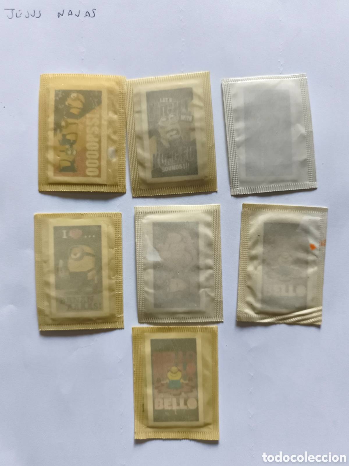 Pegatinas de colecci&oacute;n: PEGATINAS MINIONS GUSANITOS SIN ABRIR