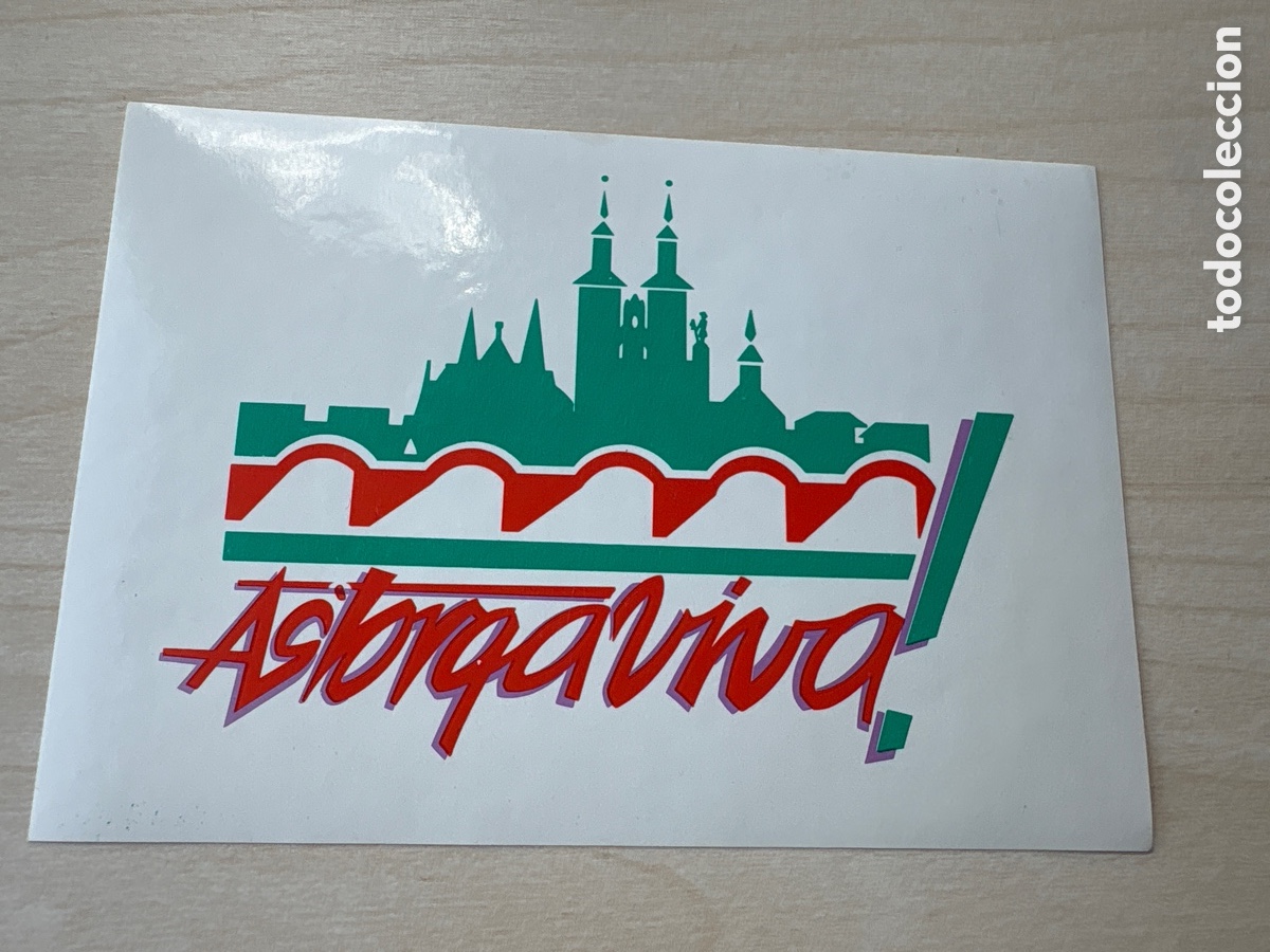 Pegatinas de colecci&oacute;n: Pegatina Astorga Viva. ASM
