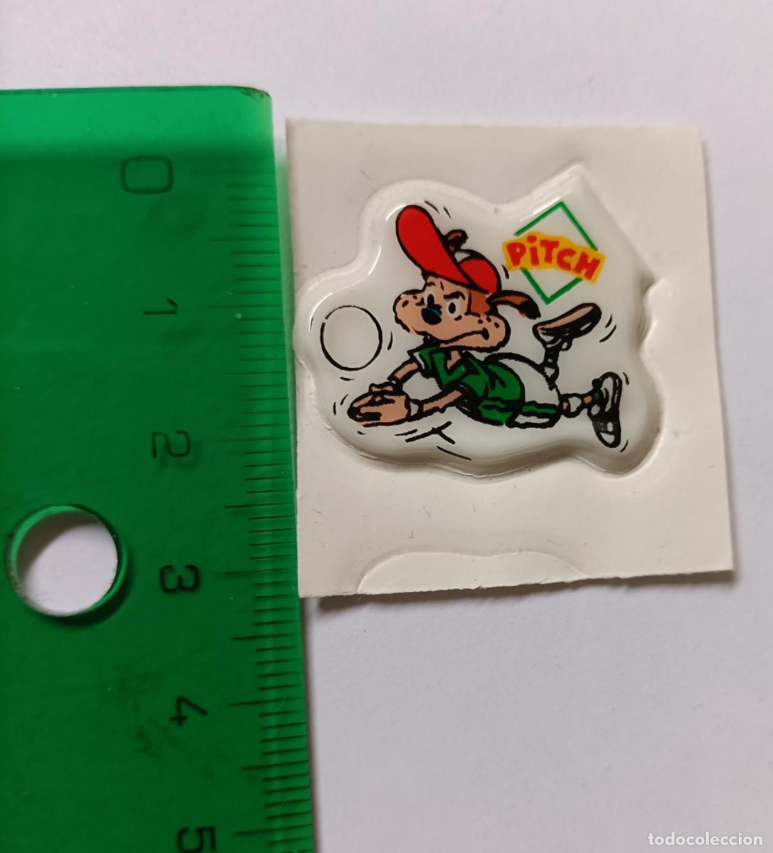 Pegatinas de colecci&oacute;n: cromo relieve pasquier pegatina sticker mini pitch deportes sports cromito mascota brioche futbol