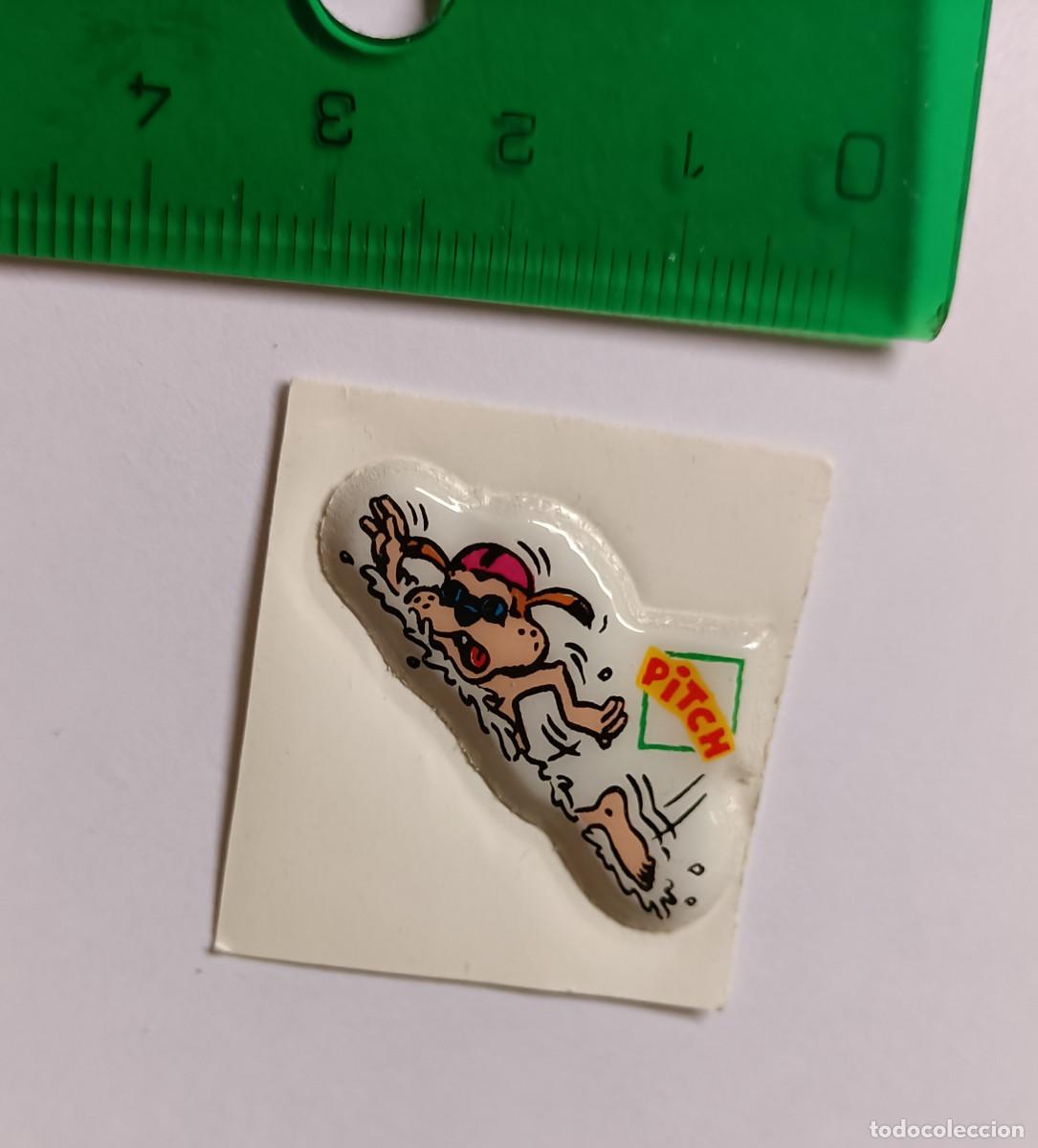 Pegatinas de colecci&oacute;n: cromo relieve pasquier pegatina sticker mini pitch deportes sports cromito mascota brioche natacion