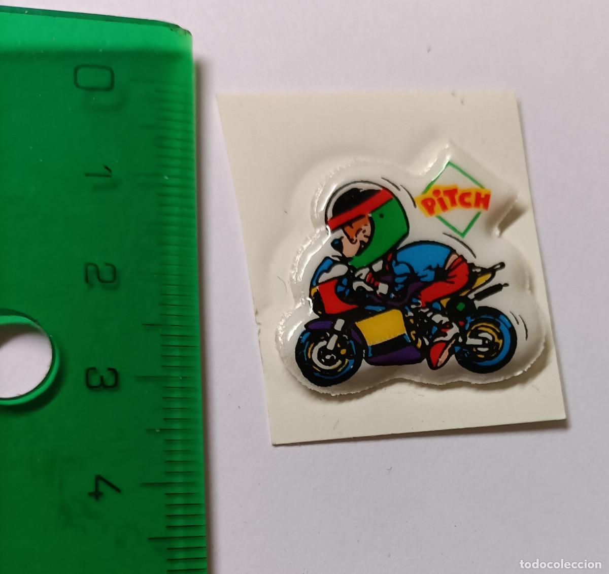 Pegatinas de colecci&oacute;n: cromo relieve pasquier pegatina sticker mini pitch deportes sports cromito mascota brioche moto