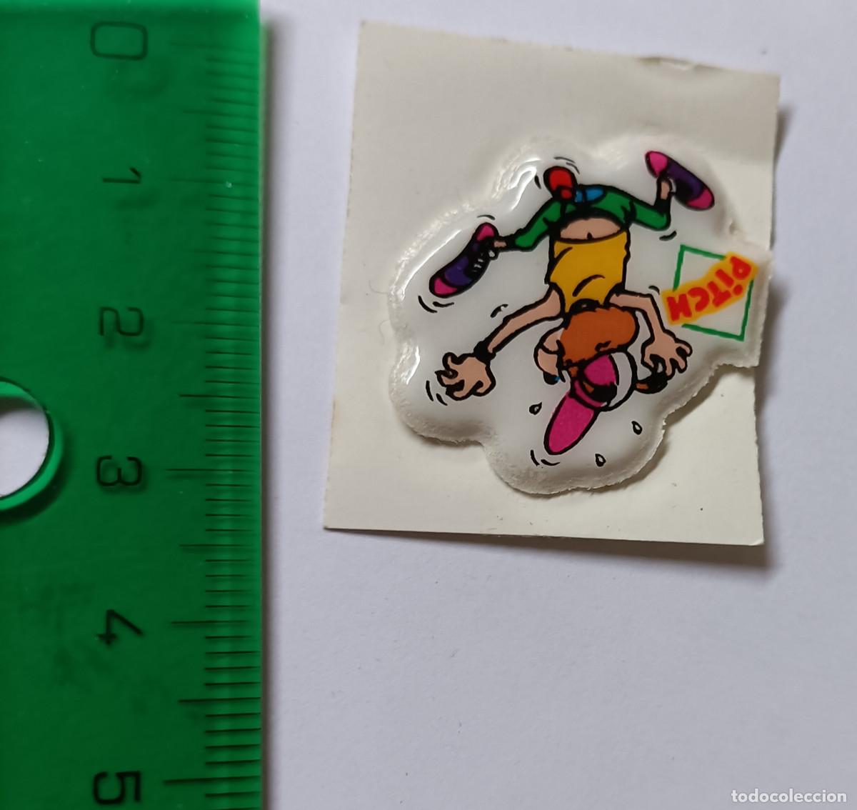 Pegatinas de colecci&oacute;n: cromo relieve pasquier pegatina sticker mini pitch deportes sports cromito mascota brioche escalada