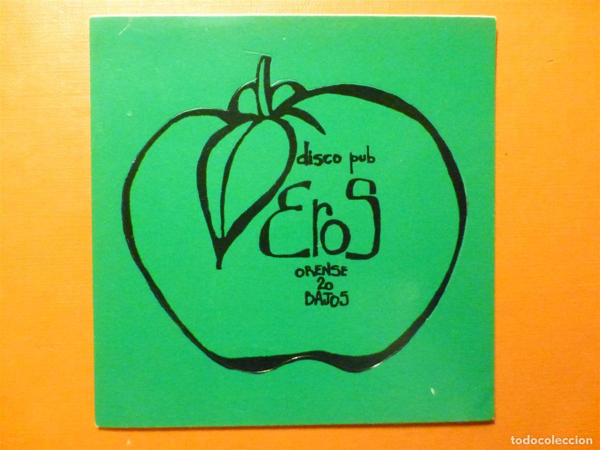 Pegatinas de colecci&oacute;n: Pegatina - Pub - Disco-Bar - Discoteca - Milo&acute;s - C/ Orense, 20 - Bajos Zona Azca - Madrid - 8x8 cm