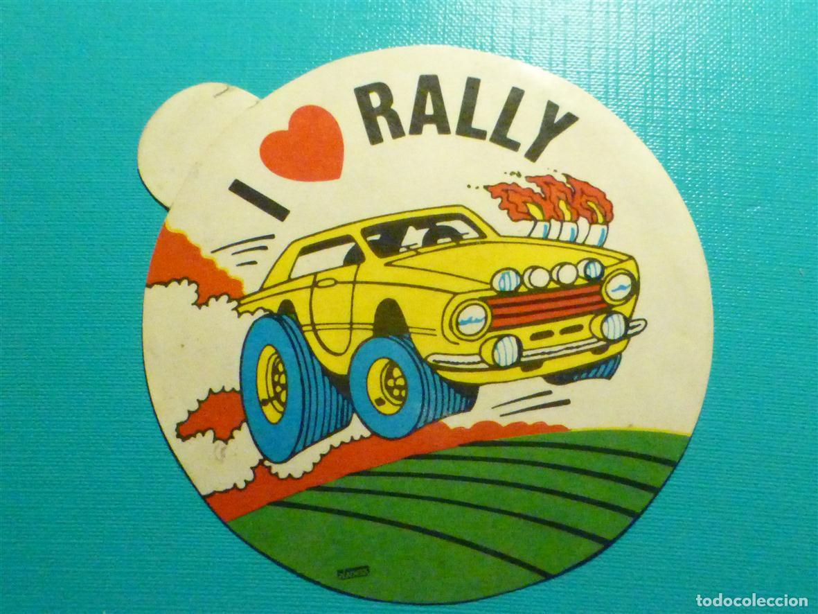 Pegatinas de colecci&oacute;n: Pegatina - Adhesivo Automoci&oacute;n - Pralin - Zahor - I Love Rally - 9,5 cm.