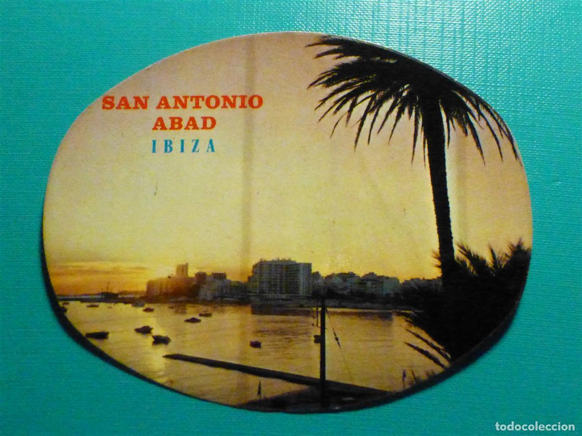 Pegatinas de colecci&oacute;n: Pegatina - Adhesivo Localidad - San Antonio Abad - Ibiza - 11,5 x 9 cm. - Cofiba