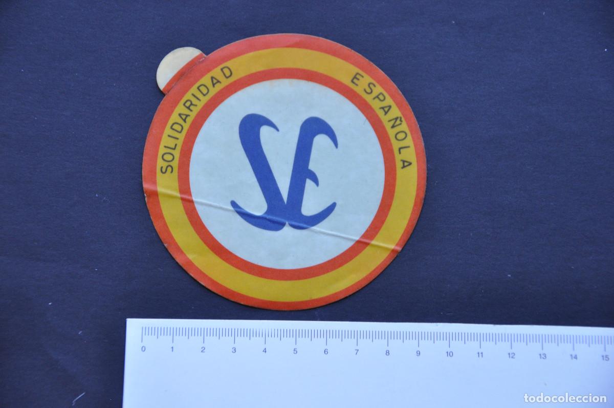 Pegatinas de colecci&oacute;n: PEGATINA POLITICA - SOLIDARIDAD ESPA&Ntilde;OLA