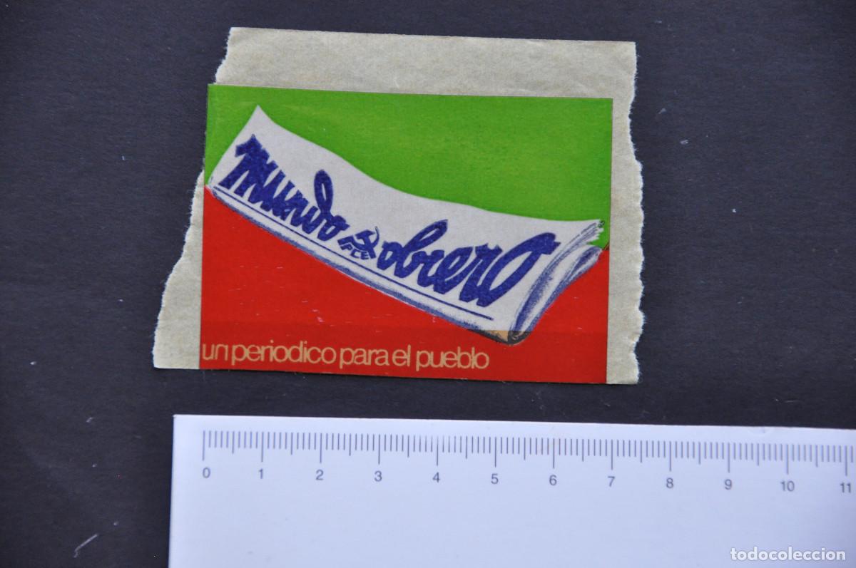 Pegatinas de colecci&oacute;n: PEGATINA POLITICA - MUNDO OBRERO