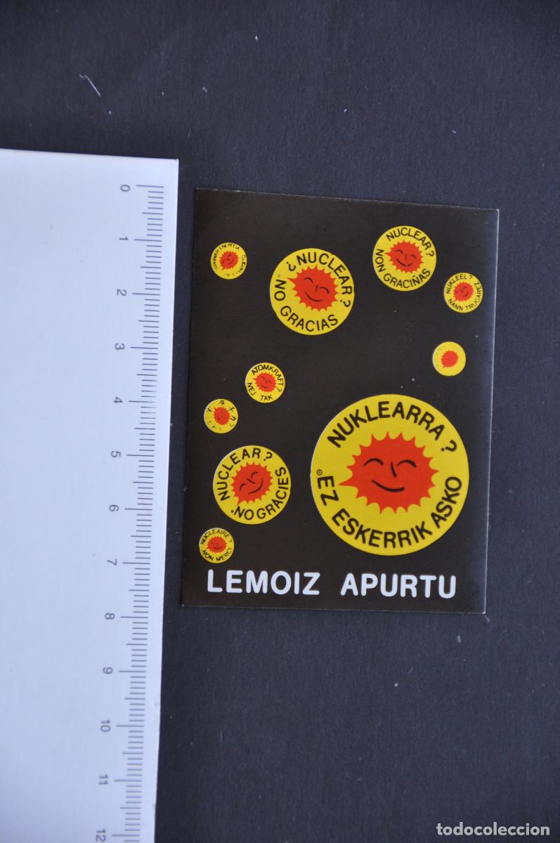 Pegatinas de colecci&oacute;n: PEGATINA POLITICA - &iquest;NUCLEAR NO, GRACIAS? LEMOIZ APURTU